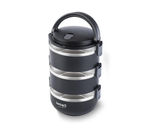 LAMART Termos obiadowy 3-częsciowy 1,8 l LT6023 - 1389620 - zdjęcie 2